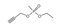 Methyl-phosphonic acid ethyl ester prop-2-ynyl ester结构式