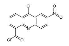 9-chloro-7-nitroacridine-4-carbonyl chloride Structure