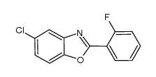 5-chloro-2-(2-fluorophenyl)benzo[d]oxazole结构式