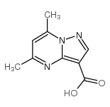 5,7-二甲基吡唑并[1,5-a]嘧啶-3-甲酸结构式