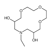 11-ethyl-1,4,7-trioxa-11-azacyclotetradecane-9,13-diol Structure