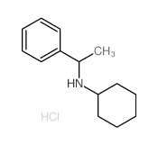 Benzenemethanamine,N-cyclohexyl-a-methyl-,hydrochloride (1:1) Structure
