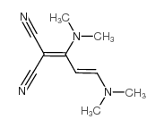 2-(1,3-Bis(dimethylamino)allylidene)malononitrile Structure