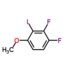 1,2-Difluoro-3-iodo-4-methoxybenzene Structure