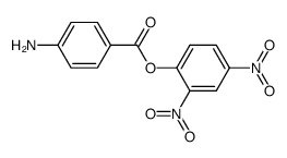 2,4-dinitrophenyl 4-aminobenzoate结构式