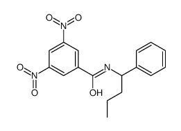 3,5-dinitro-N-(1-phenylbutyl)benzamide Structure