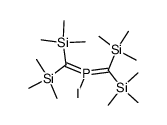 bis(bis(trimethylsilyl)methylene)(iodo)phosphorane结构式