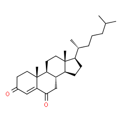 cholest-4-en-3,6-dione结构式