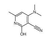 4-(dimethylamino)-6-methyl-2-oxo-1H-pyridine-3-carbonitrile结构式