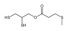 2,3-bis(sulfanyl)propyl 3-methylsulfanylpropanoate结构式
