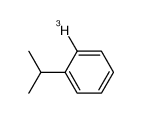 isopropyl-[2-3H]benzene Structure