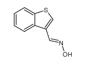 benzo[b]thiophene-3-carbaldehyde-oxime结构式