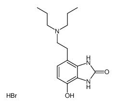 4-hydroxy-7-<2-(N,N-dipropylamino)ethyl>benzimidazol-2(3H)-one hydrobromide Structure