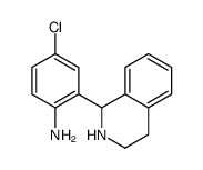 4-chloro-2-(1,2,3,4-tetrahydroisoquinolin-1-yl)aniline结构式