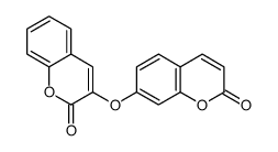 3-(2-oxochromen-7-yl)oxychromen-2-one结构式