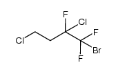 1-bromo-2,4-dichloro-1,1,2-trifluorobutane结构式