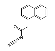 2-(naphthalen-1-yl)acetyl azide Structure