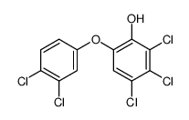 2,3,4-trichloro-6-(3,4-dichlorophenoxy)phenol结构式