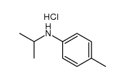 Nisopropyl-p-toluidine hydrochloride Structure