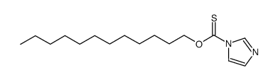 O-dodecyl 1H-imidazole-1-carbothioate结构式