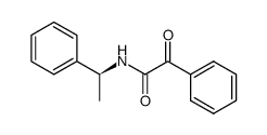 N-<(S)-α-methylbenzyl>benzoylformamide Structure