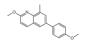 2-methoxy-6-(4-methoxyphenyl)-8-methylquinoline Structure