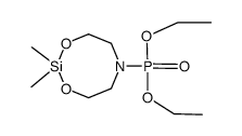 6-(diethoxyphosphinyl)-2,2-dimethyl-1,3,dioxa-6-aza-2-silacyclooctane Structure