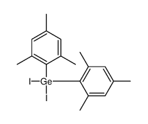 diiodo-bis(2,4,6-trimethylphenyl)germane结构式