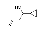 1-cyclopropyl-but-3-en-1-ol Structure