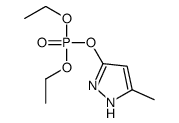 diethyl (5-methyl-1H-pyrazol-3-yl) phosphate Structure