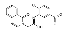 N-(2-chloro-5-nitrophenyl)-2-(4-oxoquinazolin-3-yl)acetamide Structure