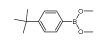 4-tert-butylphenylboronic dimethyl ester Structure