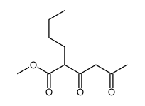 methyl 2-butyl-3,5-dioxohexanoate结构式