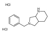 1H-Pyrrolo[3,4-b]pyridine, octahydro-6-(phenylmethyl)-, hydrochloride (1:2), (4aR,7aR)- Structure
