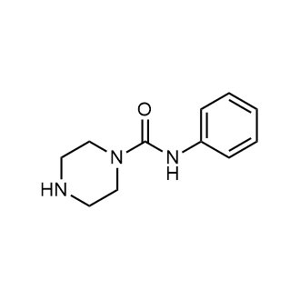N-苯基哌嗪-1-甲酰胺结构式