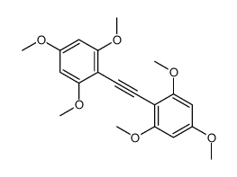 1,3,5-trimethoxy-2-[2-(2,4,6-trimethoxyphenyl)ethynyl]benzene Structure