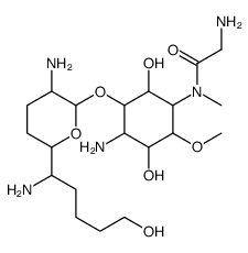 7'-(3-hydroxypropyl)fortimicin A结构式