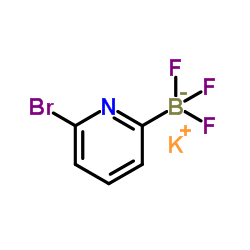(6-溴吡啶-2-基)三氟硼酸钾结构式