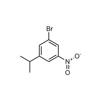 1-溴-3-异丙基-5-硝基苯结构式