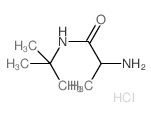 2-Amino-N-(tert-butyl)propanamide hydrochloride Structure