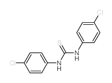 1,3-双(4-氯苯基)硫脲结构式