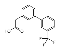 2-(3-(三氟甲基)-[1,1-联苯]-3-基)乙酸结构式