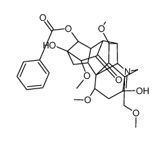 16-Epipyromesaconitine Structure
