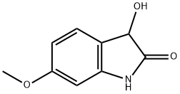 3-羟基-6-甲氧基-2,3-二氢-1H-吲哚-2-酮结构式