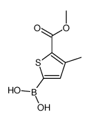 5-(Methoxycarbonyl)-4-methylthiophene-2-boronic acid Structure
