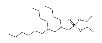 diethyl (2,4-dibutyldecyl)phosphonate结构式