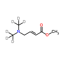 Methyl (2E)-4-{bis[(2H3)methyl]amino}-2-butenoate Structure