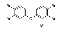 2,3,4,7,8-pentabromodibenzofuran Structure