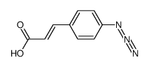 (E)-3-(4-azidophenyl)acrylic acid Structure