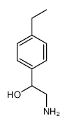 2-amino-1-(4-ethylphenyl)ethanol structure